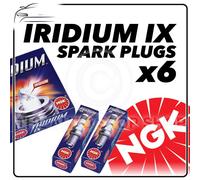 6x NGK Candele Parte Numero BKR6EIX Azione N° 6418 Iridium Ix Nuovo Originale