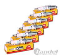 6x NGK ZGR5A (5839) Standard CANDELE For BMW 635 3.5 06/87>09/88