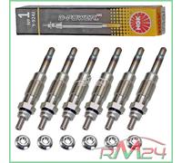 6X NGK D-POWER CANDELETTA INCANDESCENZA PER BMW SERIE 3 E30 E36 324 325