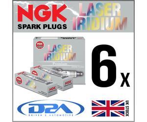 6x NGK LZNAR7AI-8G (97576) LASER IRIDIUM Spark Plug