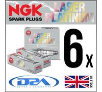 6x NGK PFR7M (4877) Laser Platinum CANDELE