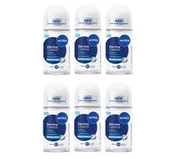 6x Nivea Derma Control Defend Antitraspirante DeoRoll On Donna 6x50ml VENDITO...