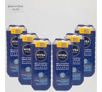 6x NIVEA Men Anti Forfora Shampoo 250 ml Potenza Bambù Idratante