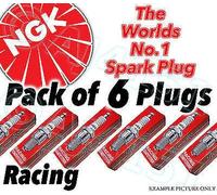 6x Nuovo Ngk Candele Accensione Corsa - Parte N° R0409B-10 Azione N° 5897 6pk