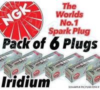 6x Nuovo Ngk Laser Iridium Candele - Parte N° IFR6D10 Azione N° 5344 6pk