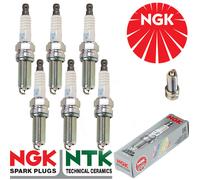 6x Nuovo Ngk Laser Iridium Candele - Parte N° ILKR8E6 Azione N° 1422 6pk