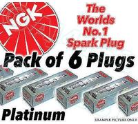 6x Nuovo Ngk Platino Candele - Parte N° PTR5A-10 Azione Nessun 5055 6pk Candele