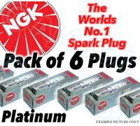 6x Nuovo Ngk Platino Candele - Parte N° PZFR5F-11 Azione N° 4363 6pk