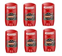 6x Old Spice Bearglove Deodorante Solido Stick per Uomo 6x50ml