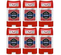 6x Old Spice Captain Deodorante Gel Stick Antitraspirante Confezione da 6 per...