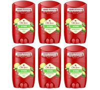 6x Old Spice Citron Deodorante Solido Stick per Uomo 6x50ml VERSIONE UE