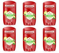 6x Old Spice Litron Deodorante Solido Stick per Uomo 6x50ml