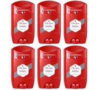 6x Old Spice Original Deodorante Solido Stick per Uomo 6x50ml