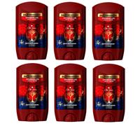 6x Old Spice Rockstar deodorante solido stick per uomo 6x50 ml