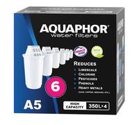6X ORIGINAL AQUAPHOR Filtro Acqua Cartucce A5 (350L), AQUALEN, BPA Free