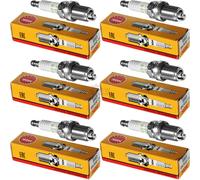 6X Original NGK Candele Tipo BKR5E-11 Candele