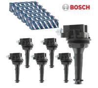 6x Originale Bosch Modulo Accensione Bobina Per Ford Focus II Volvo S60