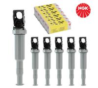 6x Originale NGK Modulo Accensione Bobina Per BMW 1ER E87 3ER E90 5ER E60 6ER