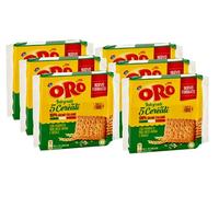 6X Oro Saiwa 5 Cereali Biscotto Farina Integrale con Frumento Riso Orzo Avena e Segnale 420g - Nuovo Formato [6 Confezioni]