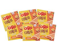 6X Oro Saiwa Cereal Snack Barretta Biscotto ai Cereali con Farcitura all'Arancia 162g [6 Confezion]