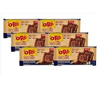 6X Oro Saiwa Cioccoro Biscotti Frollini Integrali al Cacao con Gocce di Cioccolato e Fiocchi d'Avena 300g [6 Confezioni]