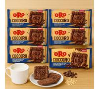 6x Oro Saiwa Cioccoro Biscotti Integrali Cacao Cioccolato e Avena 300g