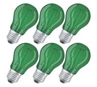 6x OSRAM LED Lampadina Filamento Goccia E27 1,6W Verde 230V Decor