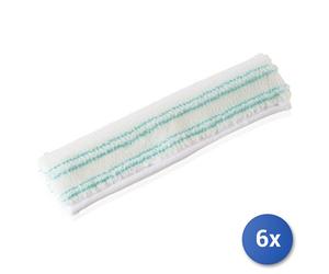 6x Panno lava vetri Leifheit 51164 WINDOW WASHER Ricambio M