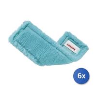 6x Panno pavimento Leifheit 55118 PROFI XL Ricambio Static, ideale per polvere e