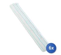 6x Panno per lavavetri Leifheit WINDOW SLIDER, modello 51343 Ricambio Powerslide