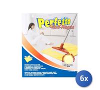 6x Panno per pavimento modello ‘fibra magica'