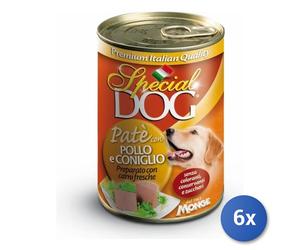 6x Patè cane Monge 0133 Special Dog