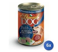 Monge Special Dog Adult Patè Agnello e Tacchino - Lattina Da 400 Gr - CONFEZIONE RISPARMIO