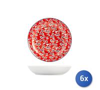 6x Piatti Coupe Fondi Colourful Cm21 H&H