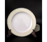 6x Piatti Piani Kahla Germany 26cm Porcellana