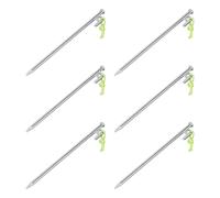 6X Picchetti Per Tenda Felsboden Erdnägel Camping Ancoraggi 30 Cm X 9Mm P-Gancio