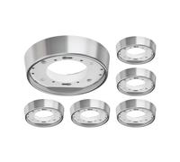 6x plafoniera/porta lampada INEL acciaio inox opaco 1x GX53 max. 25W