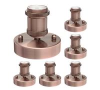 ledscom.de 6 pezzi Plafoniera/porta lampada RETRA, bronzo opaco, 1x E27 max. 60W