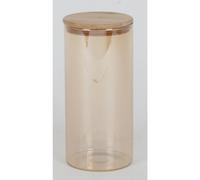 6x Porta Vivande Cap di Bambù 2,5L Vaso Scatola Contenitore Stoccaggio Muesli