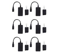 6X Portatile 3 Pin XLR Ricevitore Fili per Macchina Della6191
