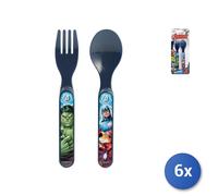 6x Posate Avengers Marvel Lulabi