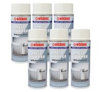 6x Radiatore Vernice Spray 400 ml Bianco Vernice Spray Vernice...