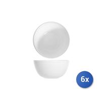 6x Ramequin In Vetro Opale Diwali Bianco Cm9