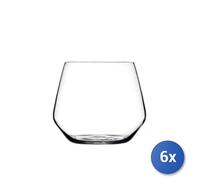 6x RCR Bicchieri acqua Aria in vetro sonoro cl 54,7