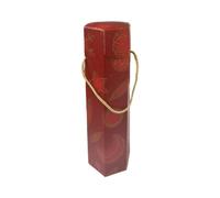 6X RED UNIVERSE 9.5x9.5x36 cm Scatola PORTABOTTIGLIE VINO ESAGONO 1BY9