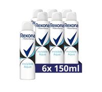 6X REXONA INVISIBLE AQUA 48H DRY PROTECTION DEO 150Ml Nuovo