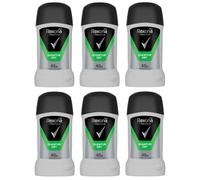 6x Rexona Quantum Dry Deodorante Antitraspirante Solid Stick Uomo Nuovo Conte...