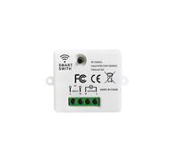 6x RF 433MHz Wireless Light 220V 10A Relay Receiver Round Button Wall Panel Remote Control LED Lamp