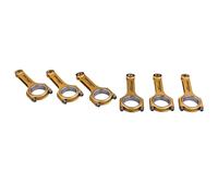 6x Rods H-Beam 4340 EN24 Bielle for BMW N54B30 3.0 TURBO E82 E88 E90 Titanizing