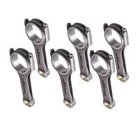 6x Rods H-Beam 4340 EN24 Bielle for MW N54B30 3.0 TURBO E82 E88 E90 E91 5.709"